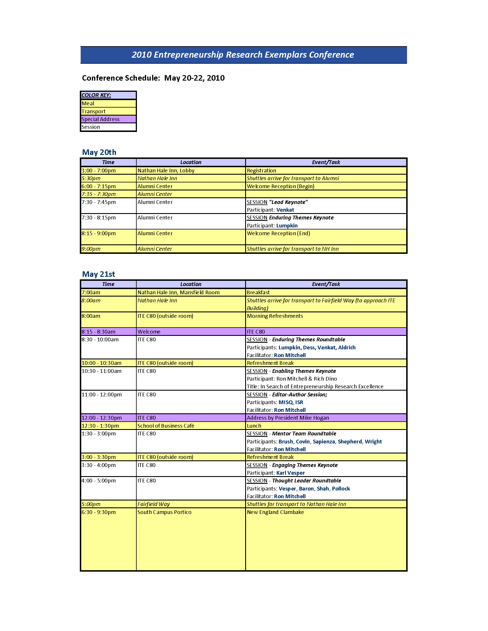 Conference Program PDF
