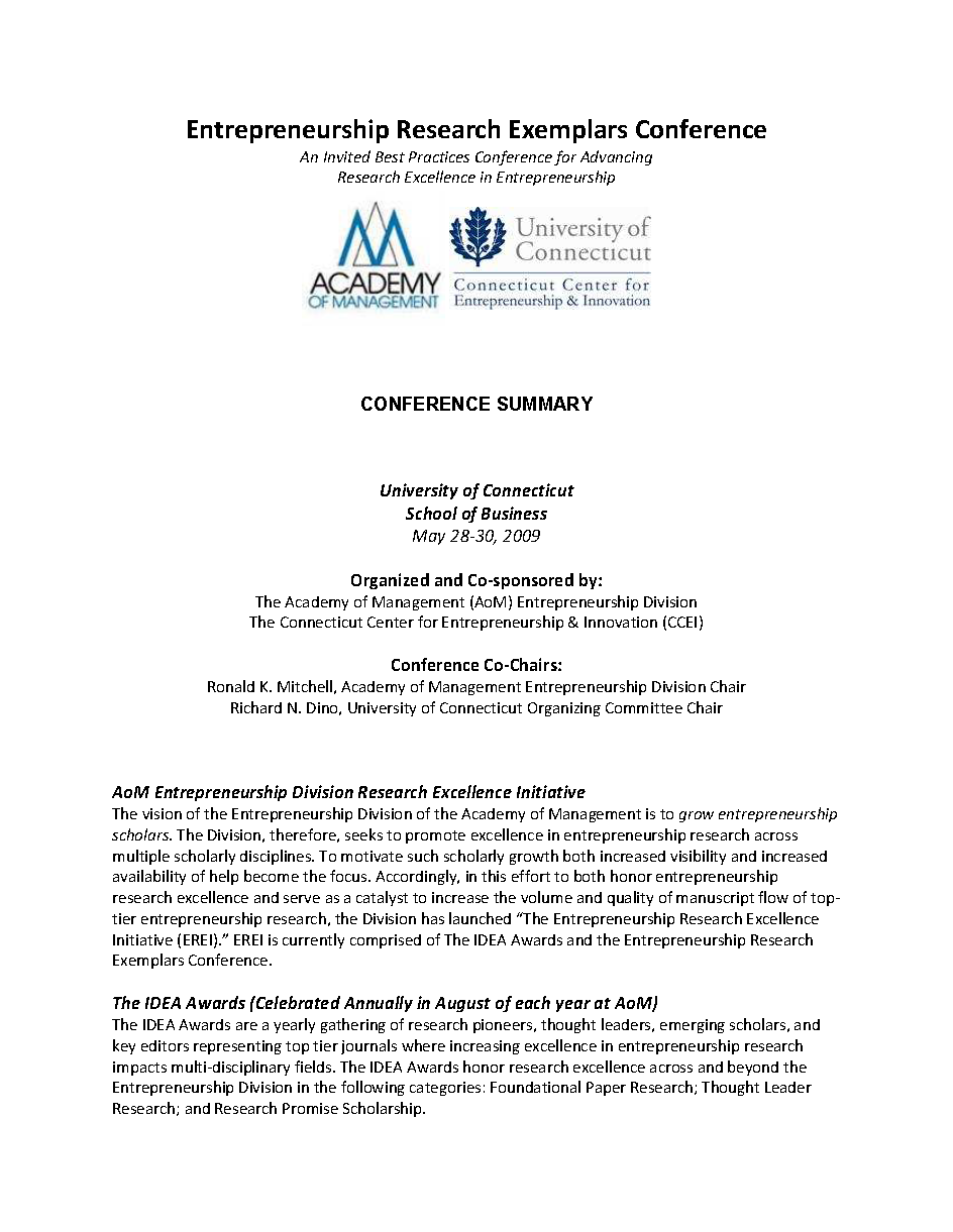Conference Summary PDF
