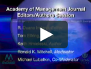 Academy of Management Journal Session Video